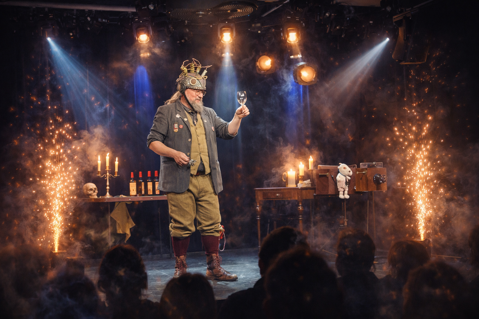 Christian de Wilde på scenen